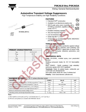 P4KA8.2HE3/73 datasheet  